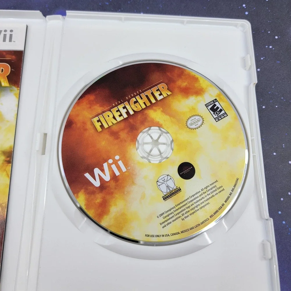 Real Heroes Firefighter Nintendo Wii Game CIB Complete First Person Action